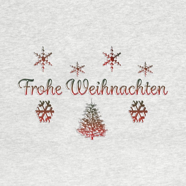 Frohe Weihnachten- Merry x mas German by PandLCreations